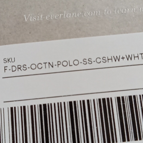 EVERLANE Women Extra Small XS Shirt Dress White Cream Tan Work Casual Polo NEW - Picture 7 of 8